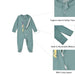 3 Pijama enterizo para bebé con puños tipo manopla - Quierox - Tienda Online