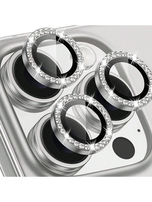 3 protectores de lente de cámara, con anillo de diamantes para Iphone 14 Pro Max - Quierox - Tienda Online