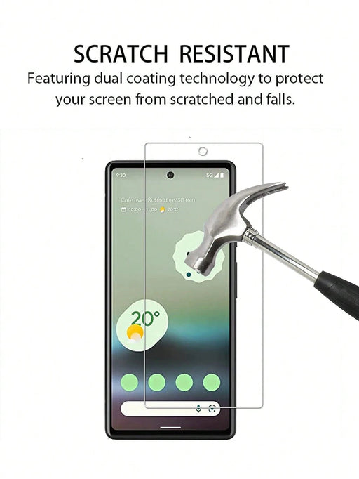 3 protectores de pantalla de alta definición, antiarañazos y antiexplosión para Google Pixel 6 - Quierox - Tienda Online