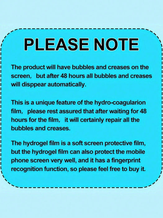 3 protectores de pantalla suaves de hidrogel de cobertura total compatibles con Samsung - Quierox - Tienda Online