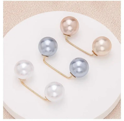 3 unids/set broche de doble perla alfilere para mujer - Quierox - Tienda Online