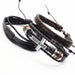 3 unids/set pulseras de cuero brazaletes para hombres - Quierox - Tienda Online
