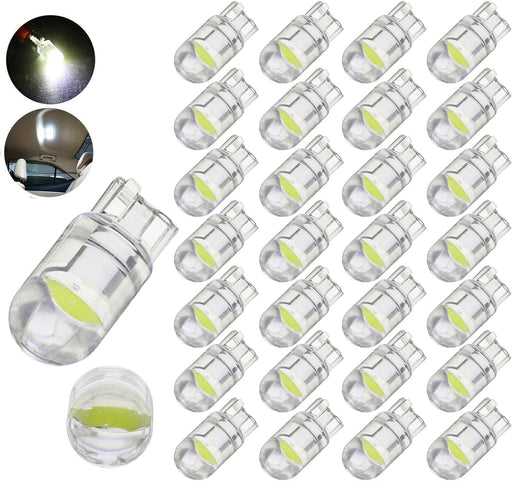 30 focos LED con cuña T10, bombillas COB sin errores para cúpula de coche - Quierox - Tienda Online