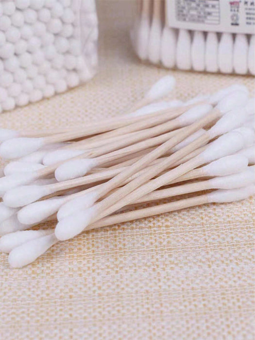 30 hisopos de madera desechables para limpieza de oídos - Quierox - Tienda Online