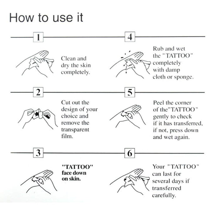 30 hojas de tatuajes temporales30 de planeta negro de montaña para hombres y mujeres - Quierox - Tienda Online