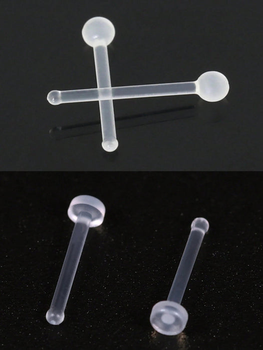 30 piezas Simples Tachones nasales transparentes y casuales - Quierox - Tienda Online