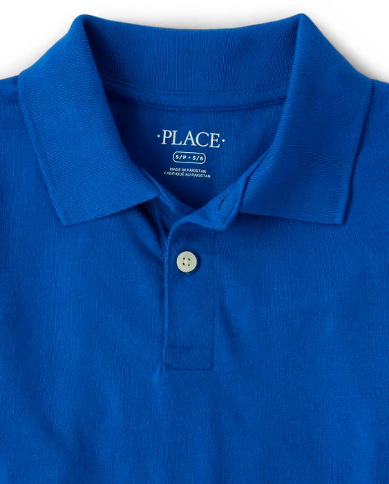 The Children's Place Polo de uniforme para niños - blue