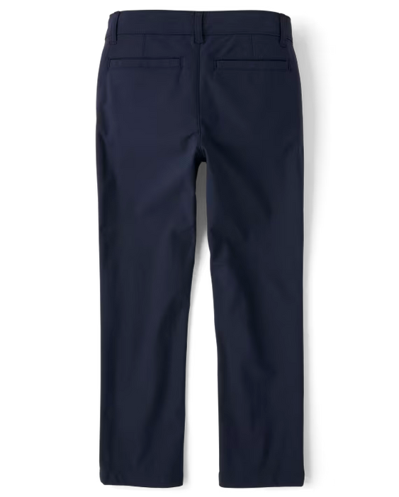The Children's Place  Pantalones chinos ajustados de secado rápido uniformes para niños - blue