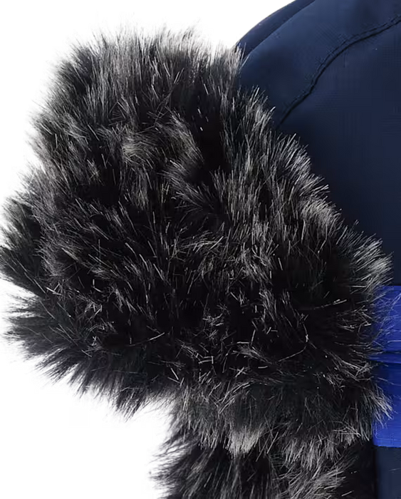 The Children's Place Niños pequeños Boys Colorblock Trapper Sombreros - blue