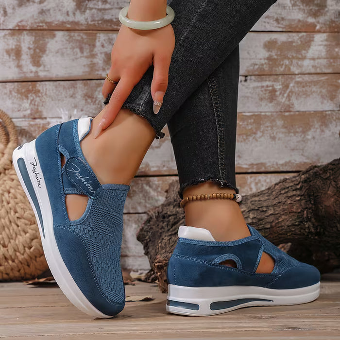 Zapatos deportivos casuales para mujer son fáciles de poner y perfectos para la moda