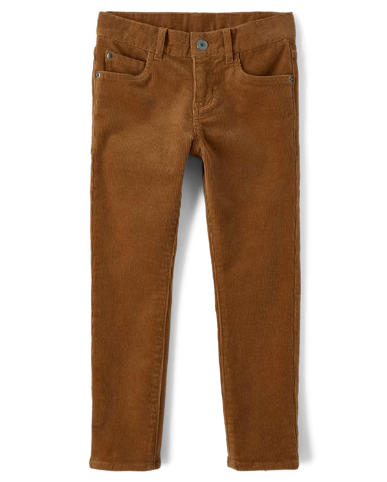 The Children's Place Pantalones de pana para niño, marrón
