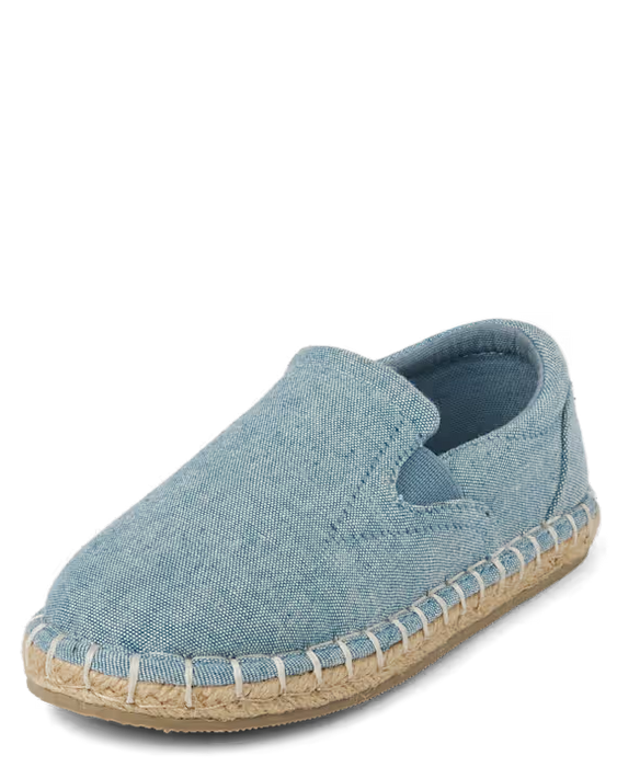 The Children’s Place Alpargatas para niño - Little Essentials - azul