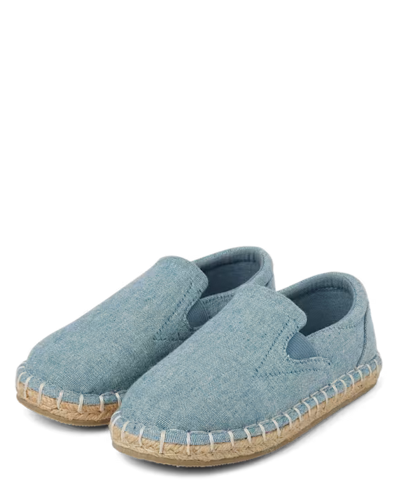 The Children’s Place Alpargatas para niño - Little Essentials - azul