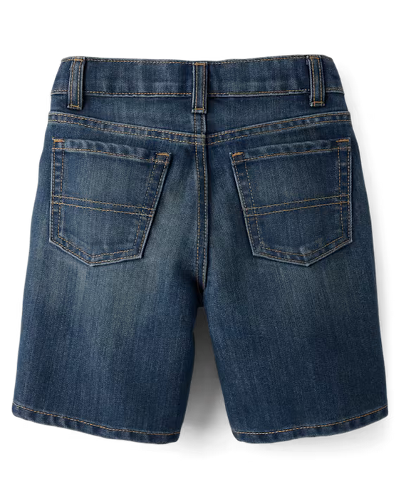 Pantalones cortos vaqueros para niño - azul