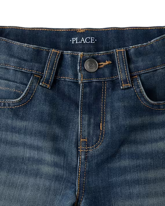 Pantalones cortos vaqueros para niño - azul