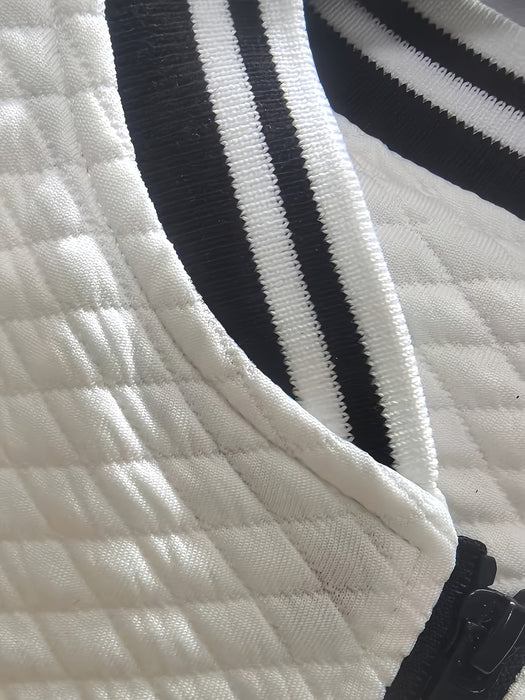 Chaqueta con Cremallera para Mujer de Primavera, Otoño e Invierno