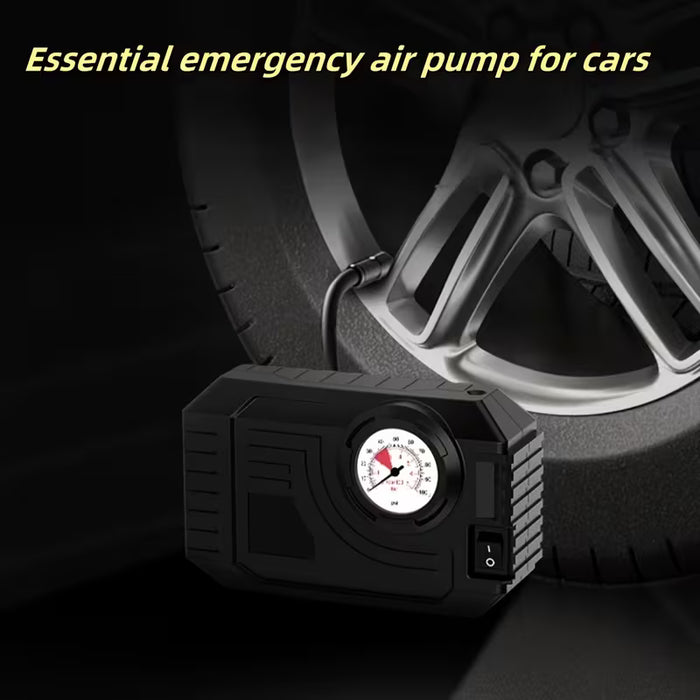 Inflador de Neumáticos para Coche Micro DC12V ABS, Bomba de Aire Montada en el Coche