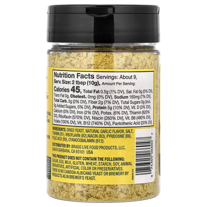 Bragg, Levadura nutricional, Ajo asado, 85 g