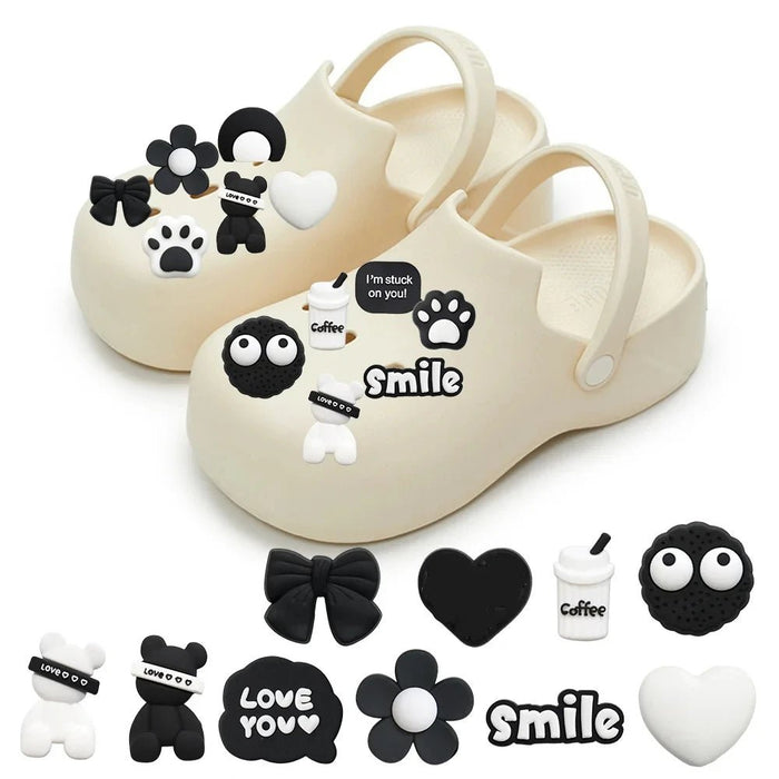 30pcs Accesorios para sandalias de goma suave de PVC con diseño de dibujos animados - Quierox - Tienda Online