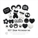 30pcs Accesorios para sandalias de goma suave de PVC con diseño de dibujos animados - Quierox - Tienda Online