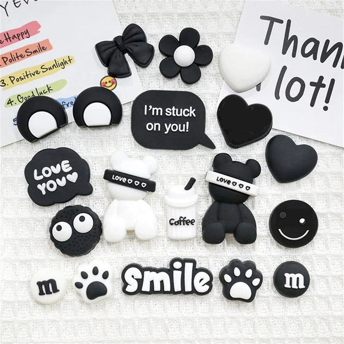 30pcs Accesorios para sandalias de goma suave de PVC con diseño de dibujos animados - Quierox - Tienda Online