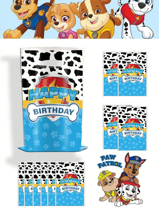 30pcs Bolsas de regalo con tema de Paw Patrol, de plástico, recuerdos de fiesta de cumpleaños - Quierox - Tienda Online