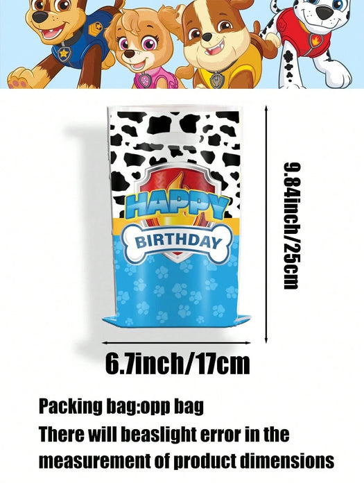 30pcs Bolsas de regalo con tema de Paw Patrol, de plástico, recuerdos de fiesta de cumpleaños - Quierox - Tienda Online