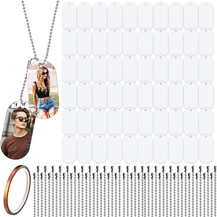 31 etiquetas de aluminio para perros con sublimación en blanco, colgantes de doble cara con mensaje - Quierox - Tienda Online