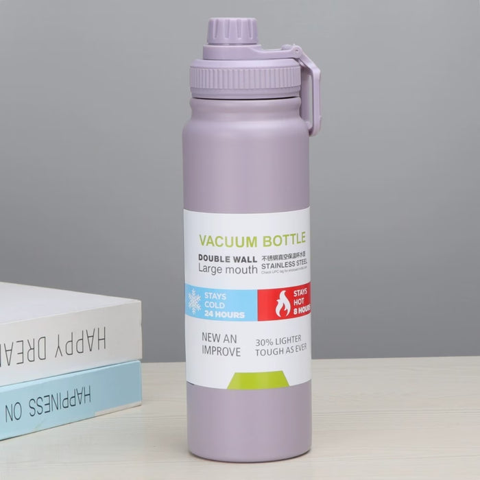 Botella Deportiva Termo Acero Inoxidable para mantener frio y caliente 1000ml