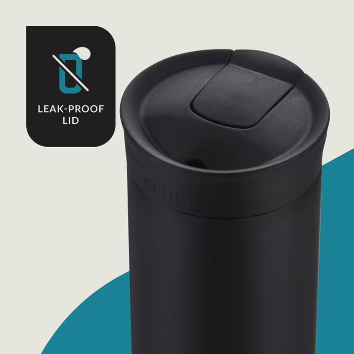 Taza de viaje Contigo Huron 2.0 SnapSeal de acero inoxidable de 473 ml (16 oz)