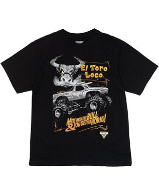 Camisetas gráficas de algodón de Monster Jam para niños