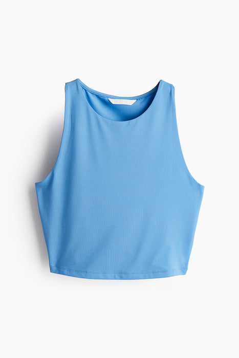 H&M Top corto en microfibra