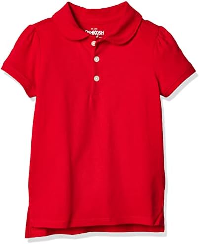 Polo de uniforme de manga corta para niñas