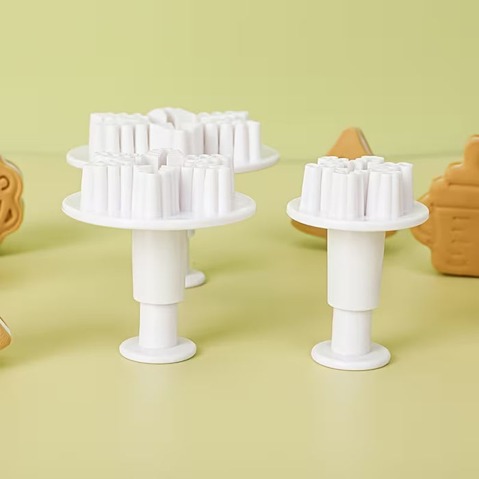 Cortador De Galletas Copo De Nieve Navideño - Herramienta De Repostería Para Decoración