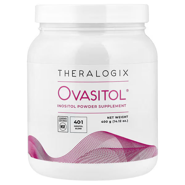 Theralogix, Ovasitol®, suplemento en polvo de inositol, 400 g (14.12 oz)
