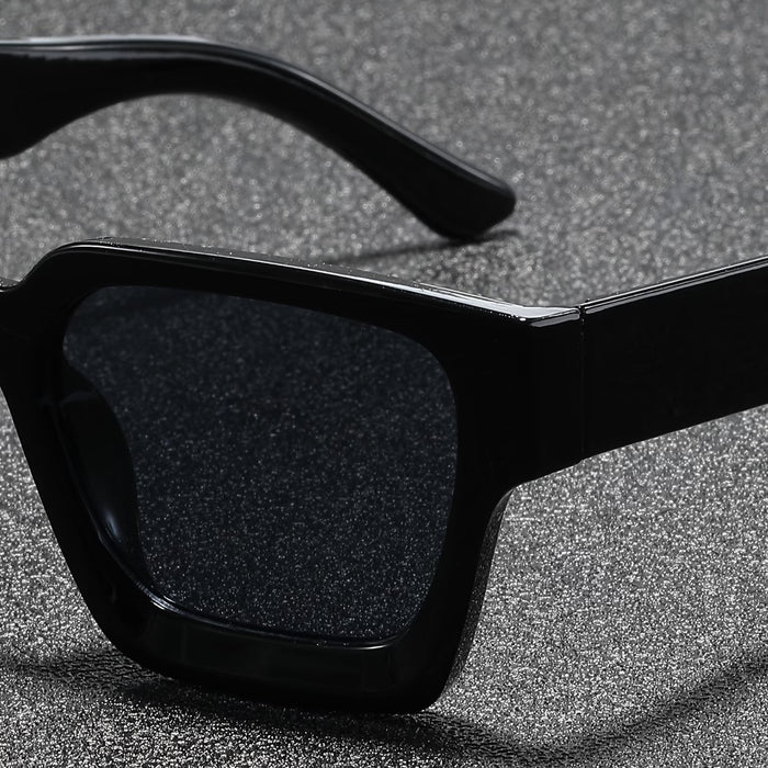 1 Par de Gafas para Hombre con Montura Completa Con Marco Cuadrado Intenso