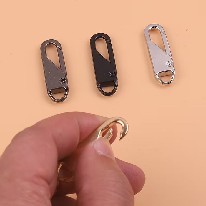 4 Tirador de cremallera desmontable, accesorio universal, colgante, adorno para ropa