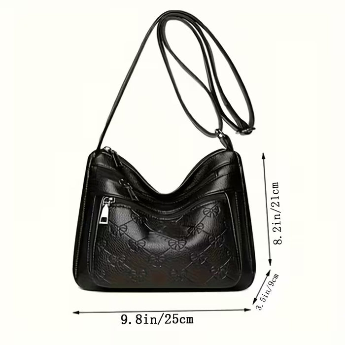Bolso casual bandolera cuadrado acolchado para damas