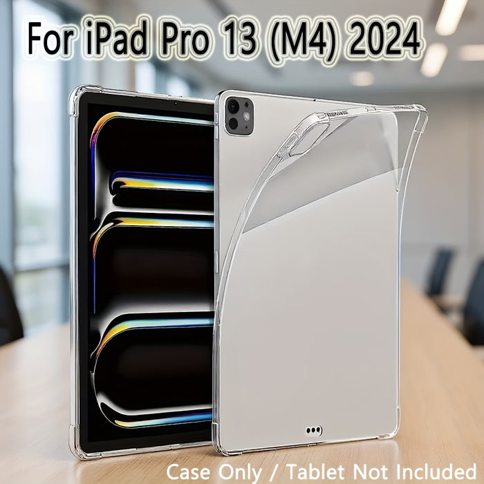Funda para Ipad Pro 13 pulgadas M4 (2024), Anti-Amarilleo, Transparente y Clara, Antigolpes