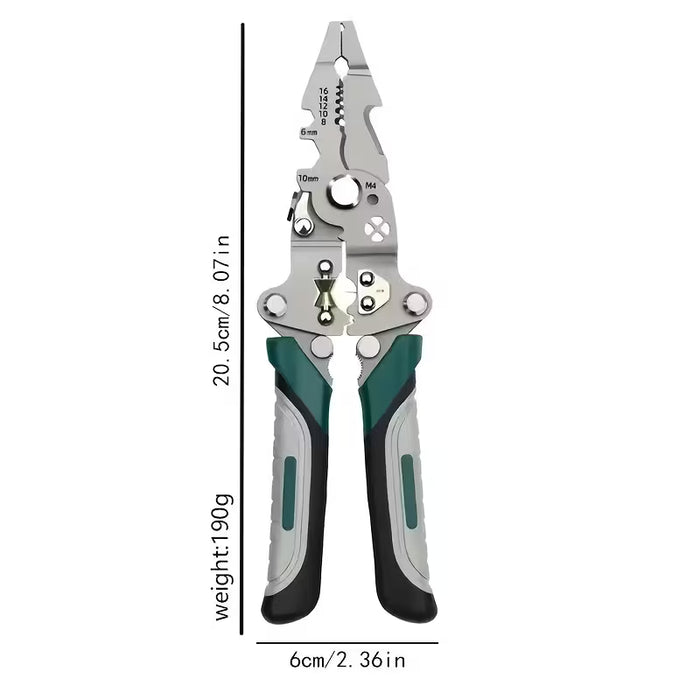 Alicate Multifuncional Plegable para Pelar Cables