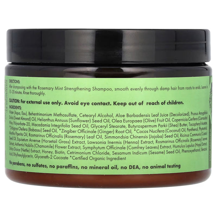 Mielle, Mascarilla capilar fortalecedora, Romero y menta, 340 g