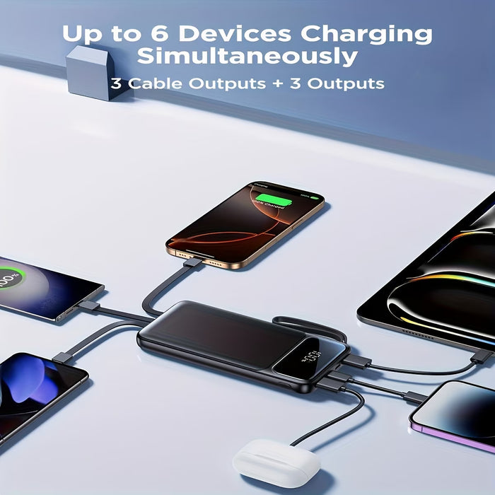 Batería externa de gran capacidad con pantalla LED, OSAIV 20000mAh, carga rápida de 20W