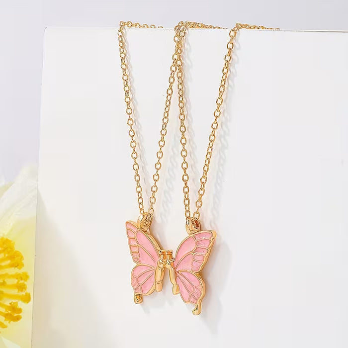 Collar de Mariposa Doble