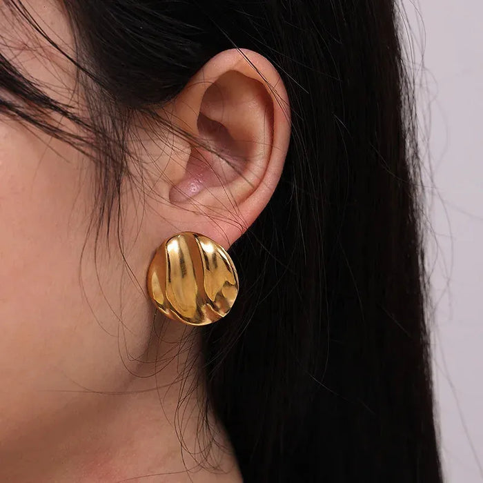 Pendientes geométricos vintage, estilo sencillo y moderno