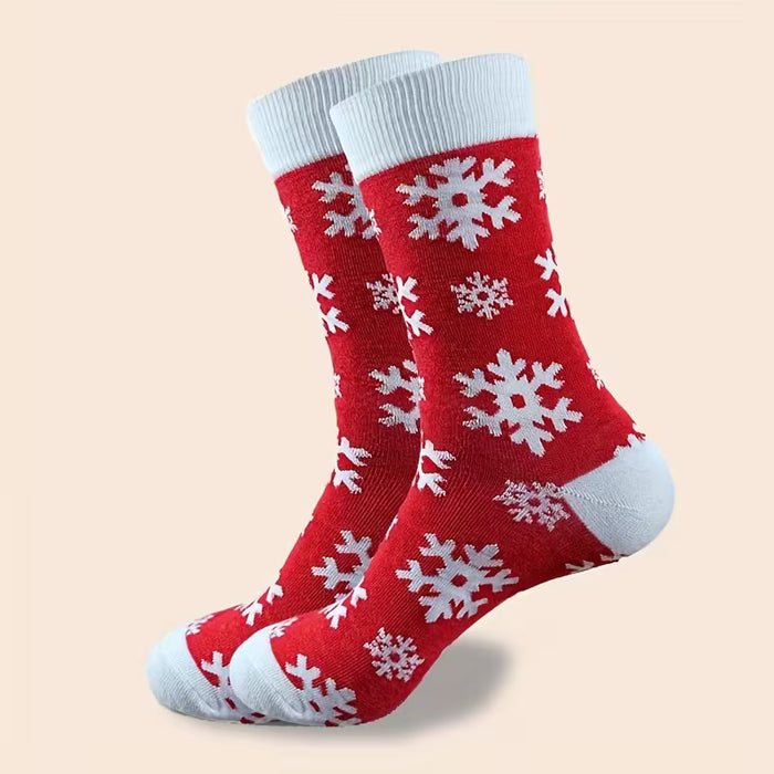 10 Pares de Calcetines Navideños para Mujer