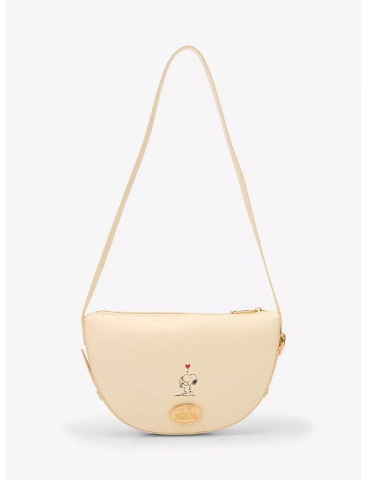 Bolso bandolera con forma de corazón de Snoopy y Woodstock de Peanuts
