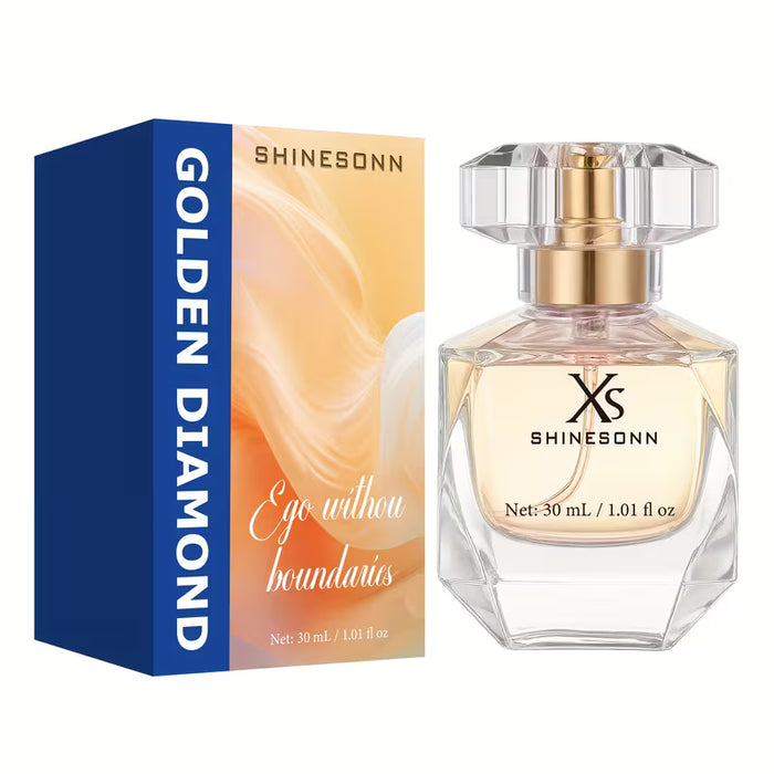 SHINESONN Perfume de Mujer Diamante Dorado - Aroma de Lujo Elegante, 1.01 fl oz Eau de Parfum
