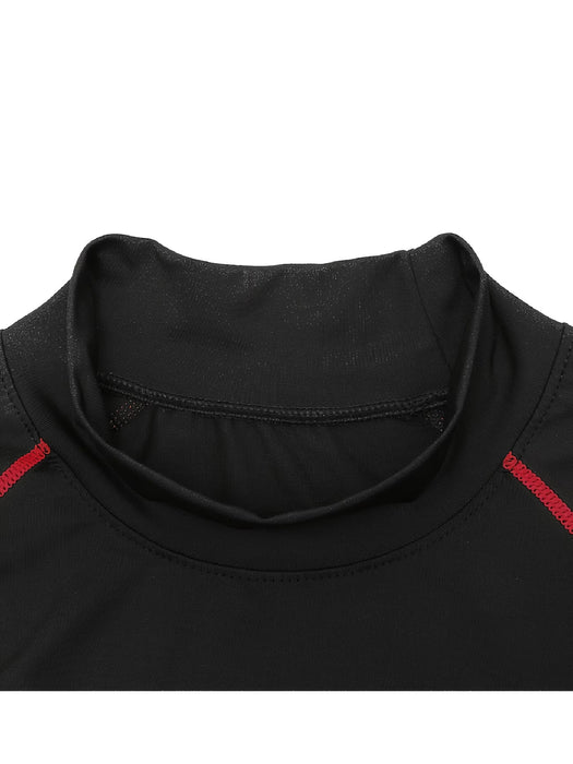 Camiseta de compresión de alta elasticidad para hombre para todas las estaciones