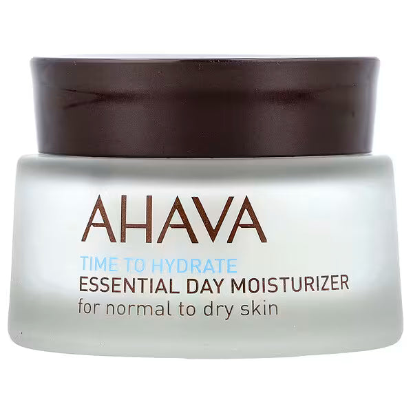 AHAVA Time To Hydrate, Crema hidratante de día esencial, para piel normal a seca, 50 ml