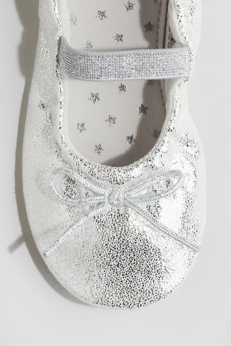 H&M Zapatillas de ballet brillantes